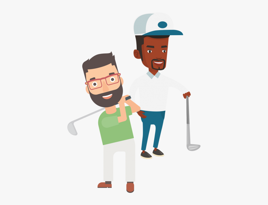 17 Ftone Golfing - Cartoon, Transparent Clipart