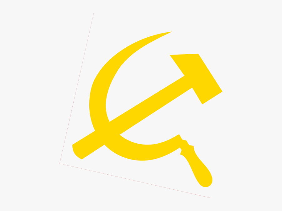 Hammer Clipart Yellow Hammer - Black And Yellow Hammer And Sickle, Transparent Clipart