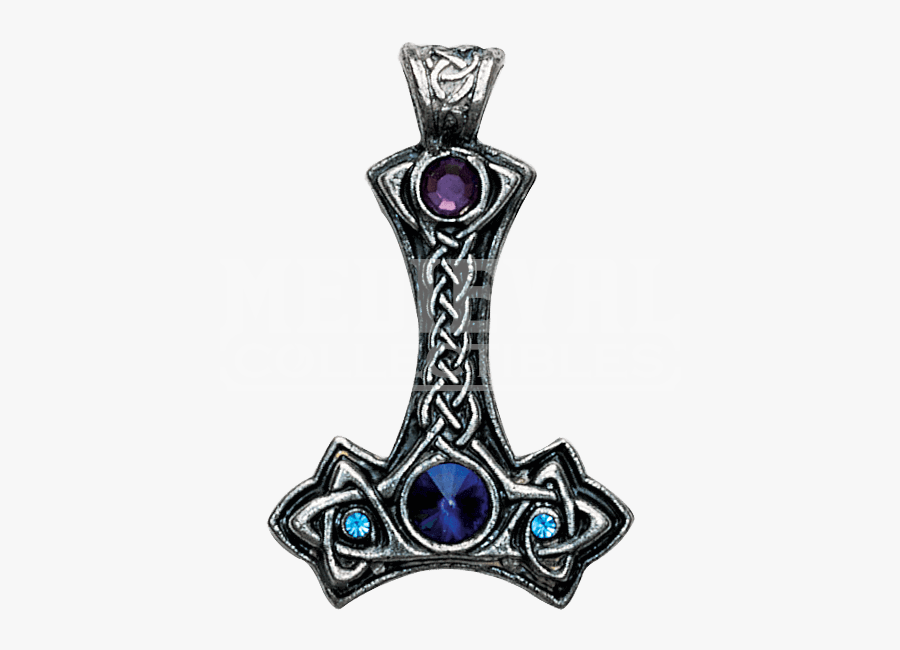Thor Hammer Png - Nordic Hammer Pendant, Transparent Clipart