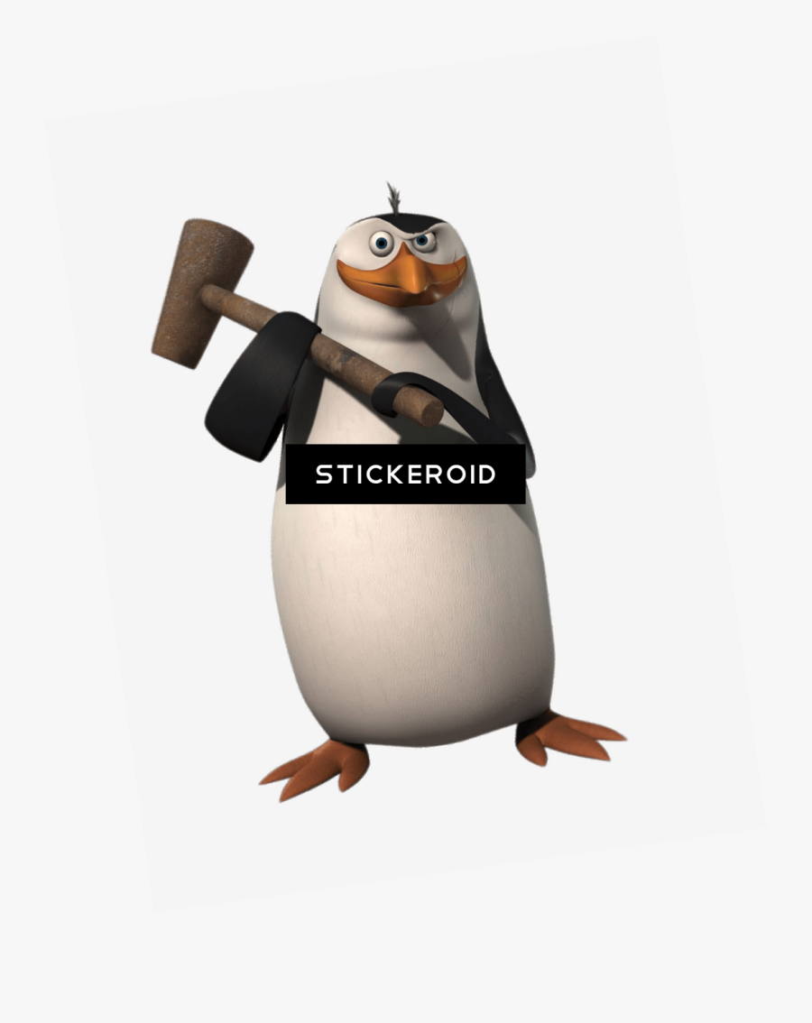 Thor Battle Hammer - Pinguinos De Madagascar Stickers, Transparent Clipart