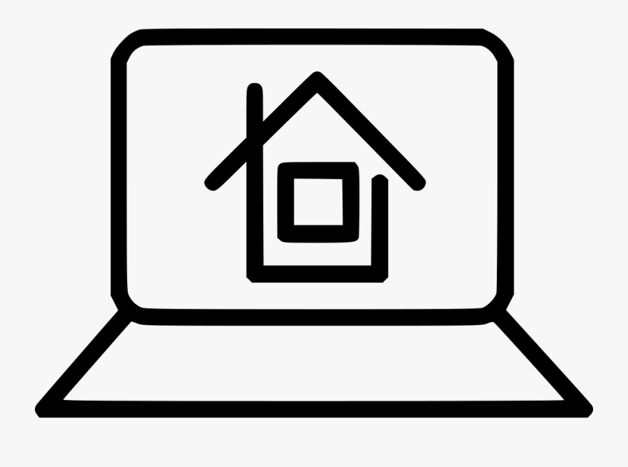 Laptop Computer Online Propety - Web Portal Icon Png, Transparent Clipart