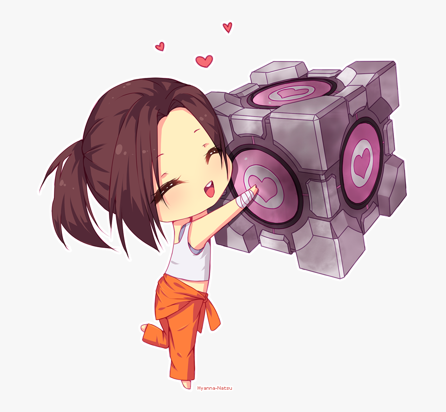 Transparent Natsu Chibi Png - Anime Portal Chell, Transparent Clipart