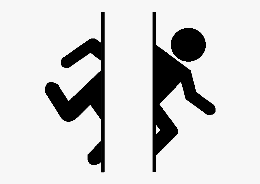 Here"s The Collection Of Fun Silhouettes, Personal - Portal 2 Logo Png, Transparent Clipart