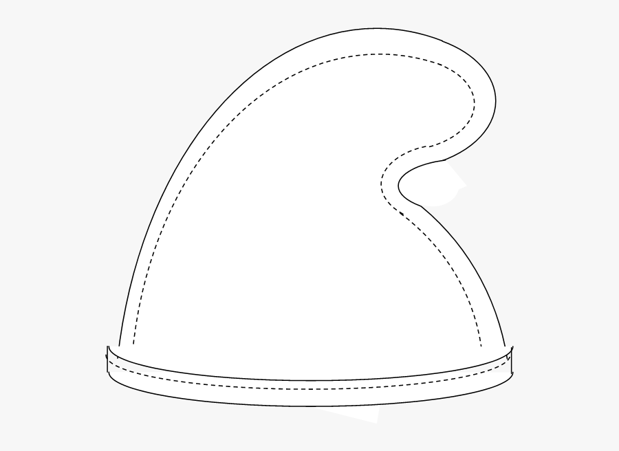 Smurf Hat - Diy Dwarf Hat Pattern, Transparent Clipart