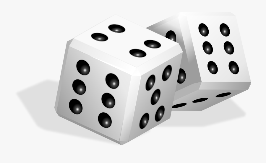 Transparent Game Clipart Black And White - Transparent Dice Png, Transparent Clipart