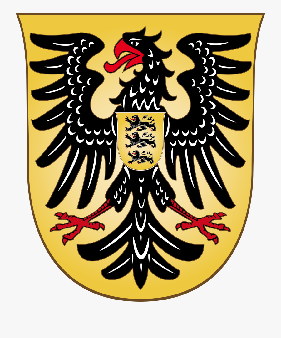 Arms Of The Hohenstaufen Dynasty - Frederick I Holy Roman Emperor Crest, Transparent Clipart