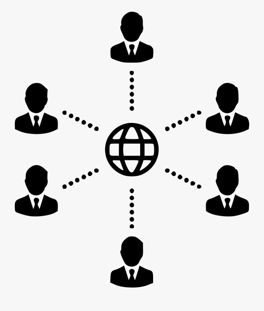 Group Web Team Communication Teamwork People Comments - People Network Icon Png, Transparent Clipart