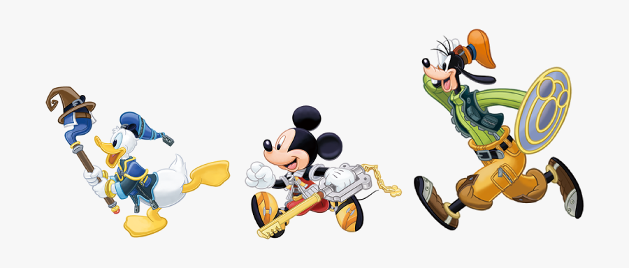 Kingdom Hearts Transparent Background - Kingdom Hearts 3 Donald And Goofy, Transparent Clipart