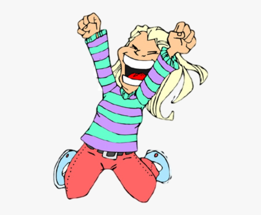 Cartoon Jumping Up And Down, Transparent Clipart