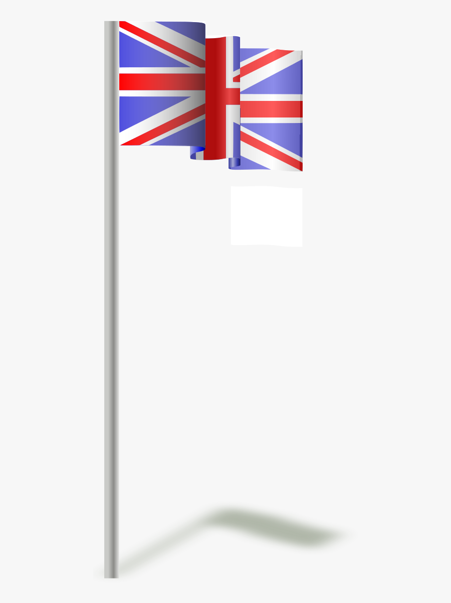 Flag Of The United Kingdom Clipart By Michaelin - British Flag Pole Png, Transparent Clipart