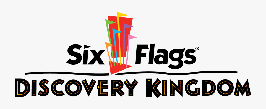 Six Flags Discovery Kingdom Logo, Transparent Clipart
