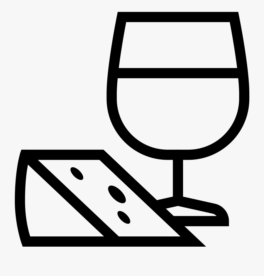 Transparent Vine Icon Png - Wine And Cheese Icon, Transparent Clipart