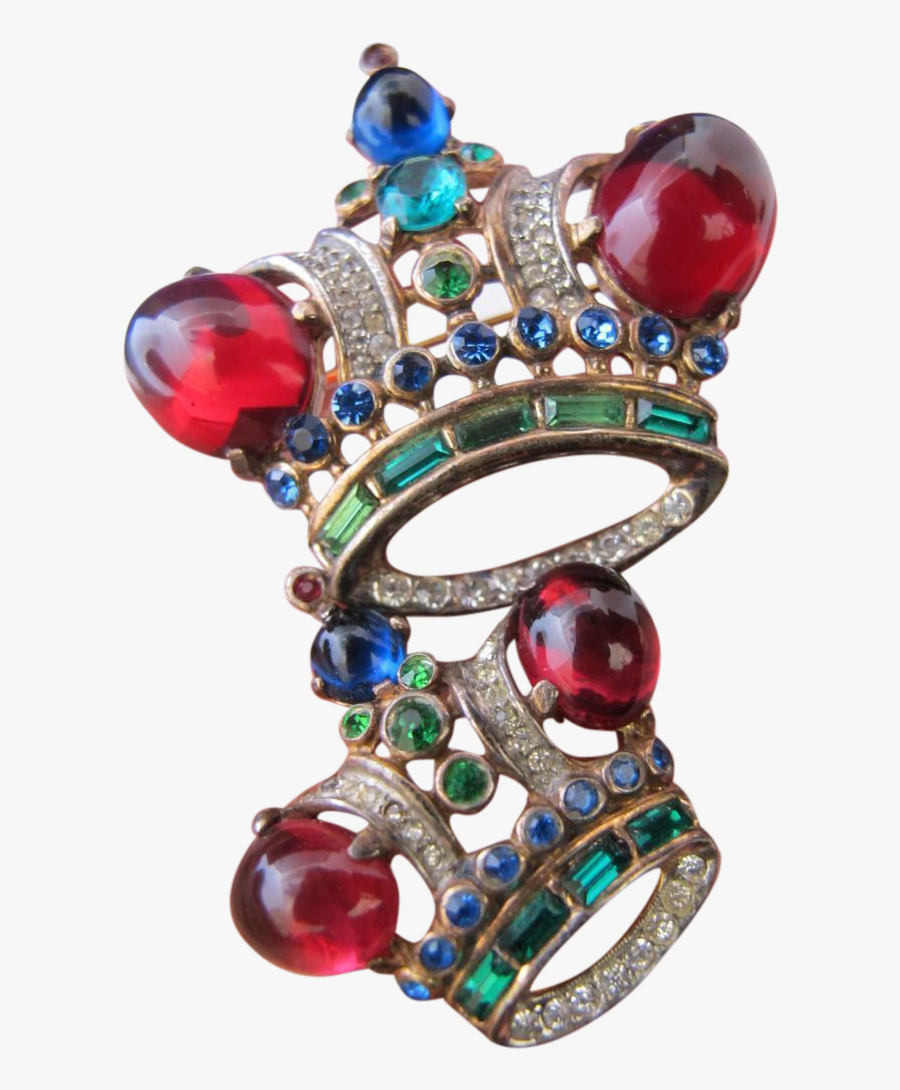 sterling silver crown pin