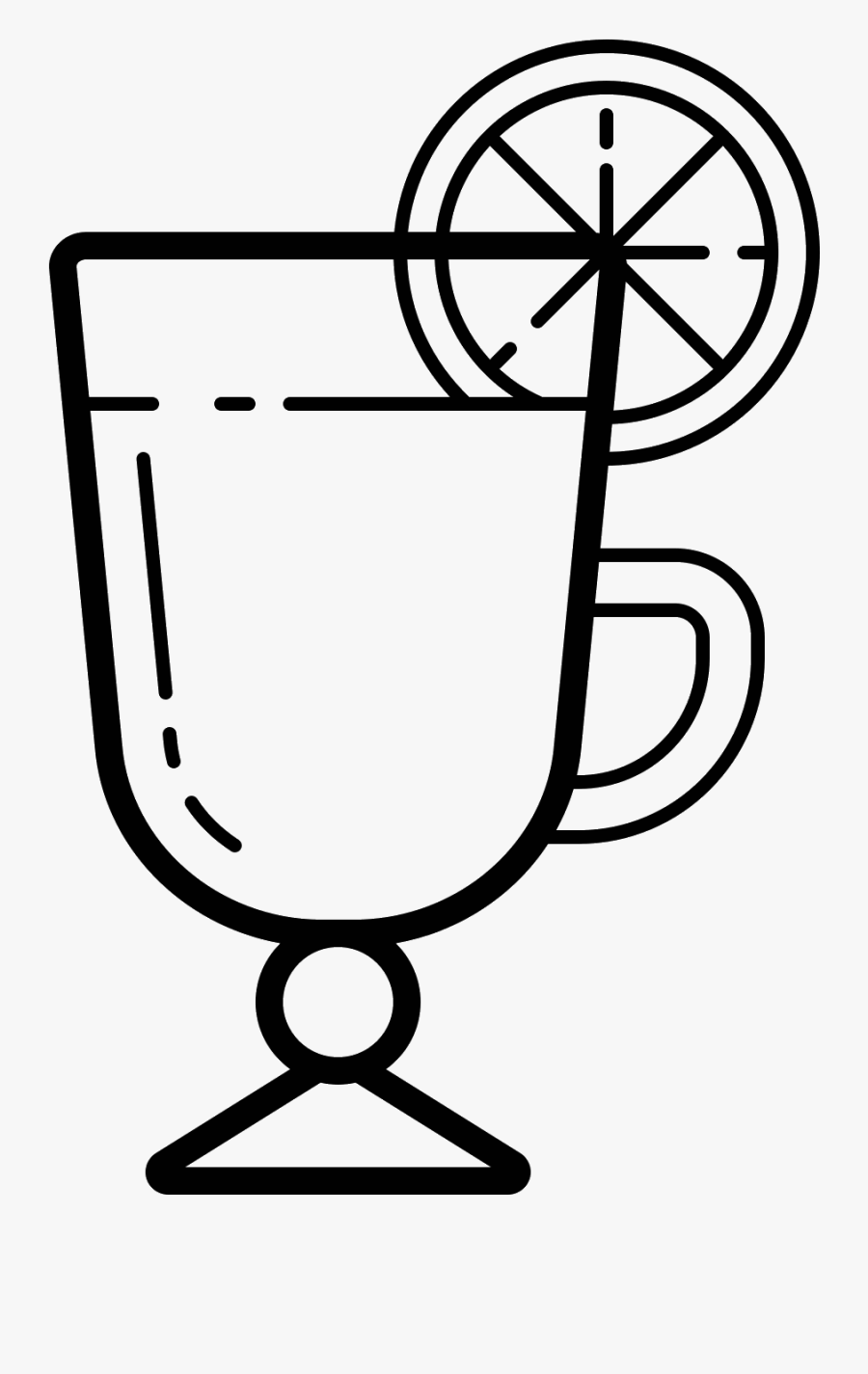 Mulled Wine Icon, Transparent Clipart