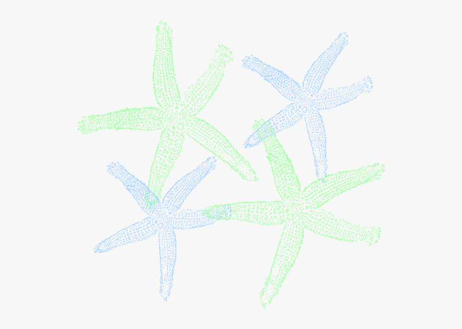 Starfish Prints Svg Clip Arts - Fish Clip Art, Transparent Clipart