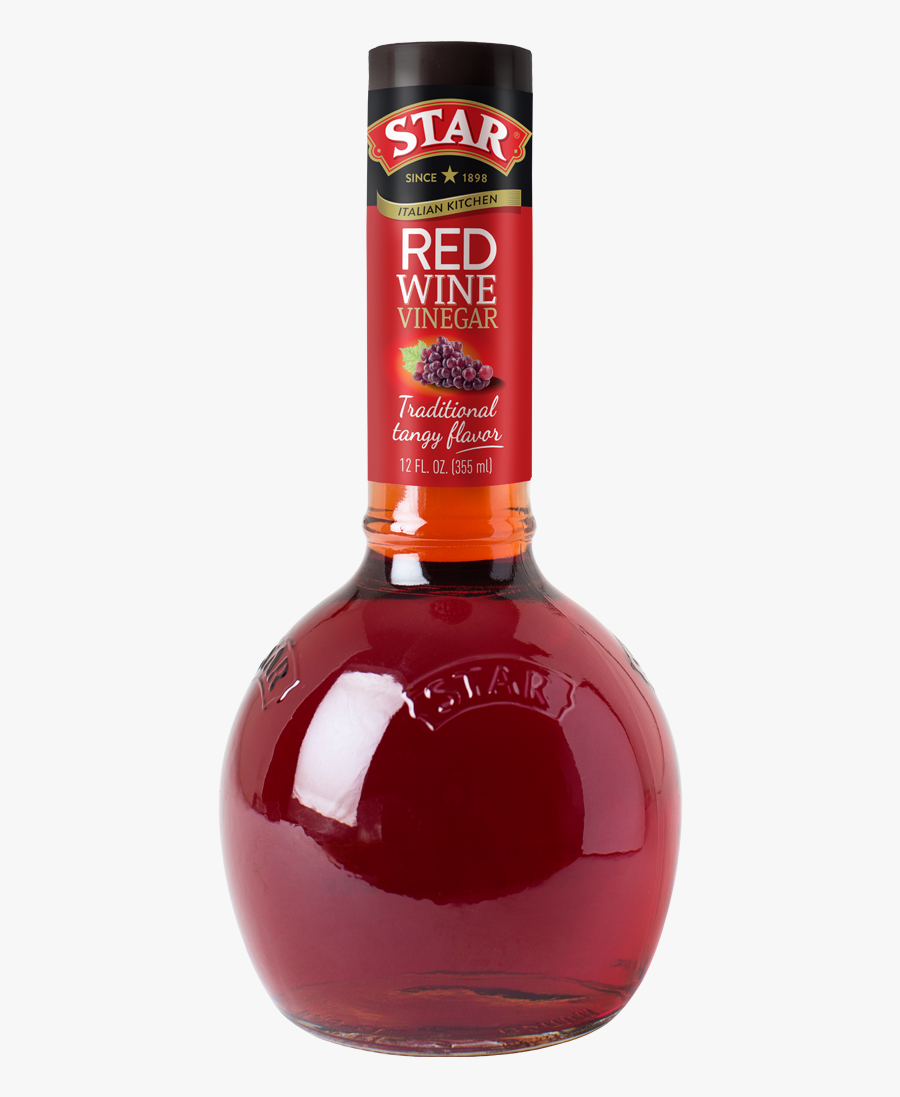 Star Red Wine Vinegar, Transparent Clipart
