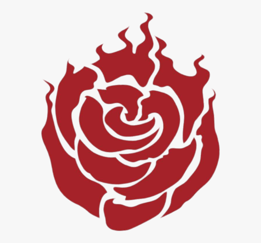 Rwby Ruby Rose Symbol - Rwby Ruby Rose Logo, Transparent Clipart