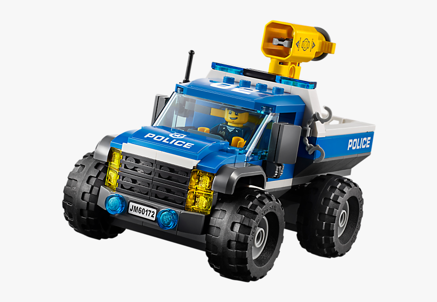 Dirt Road Pursuit - Lego City Politie 2018, Transparent Clipart