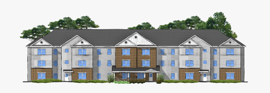Senior Apartment Complex - Apartment Complex Png, Transparent Clipart