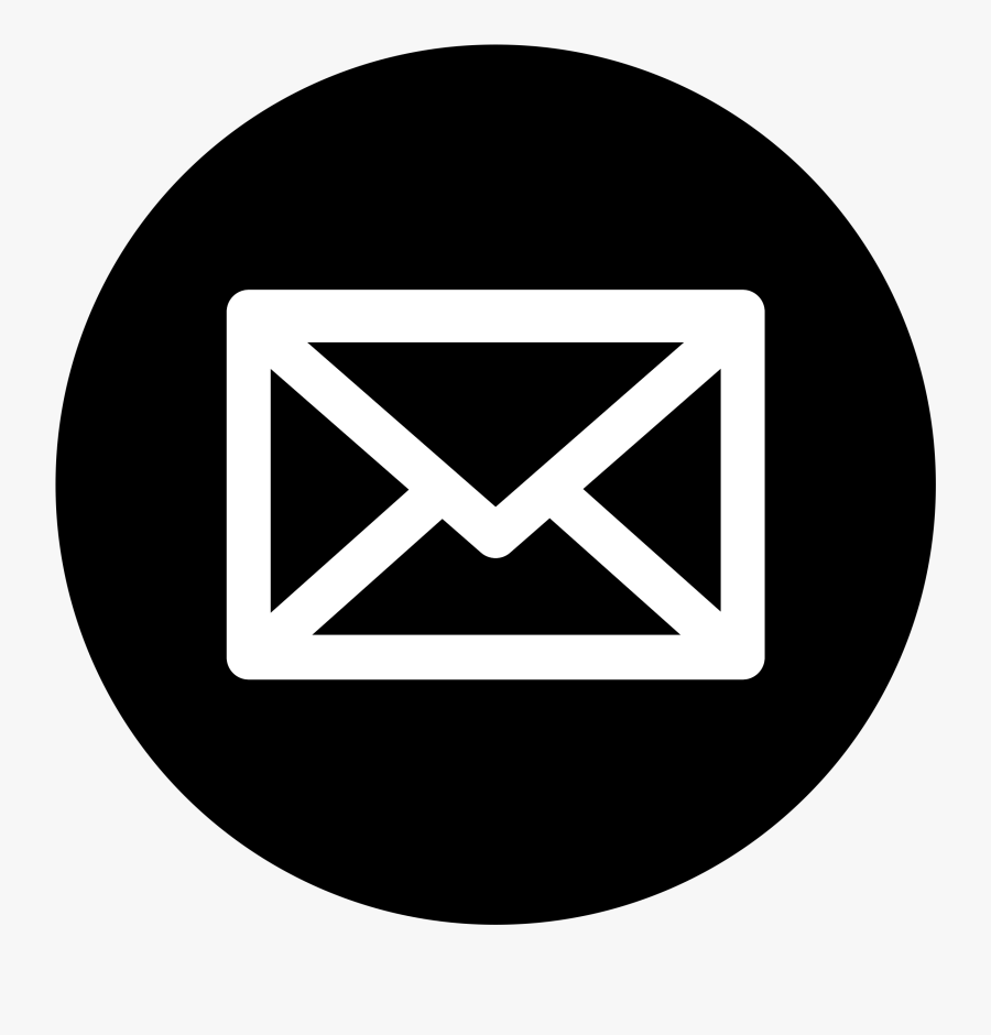 Clipart Mail Message - Mail Logo Black And White, Transparent Clipart
