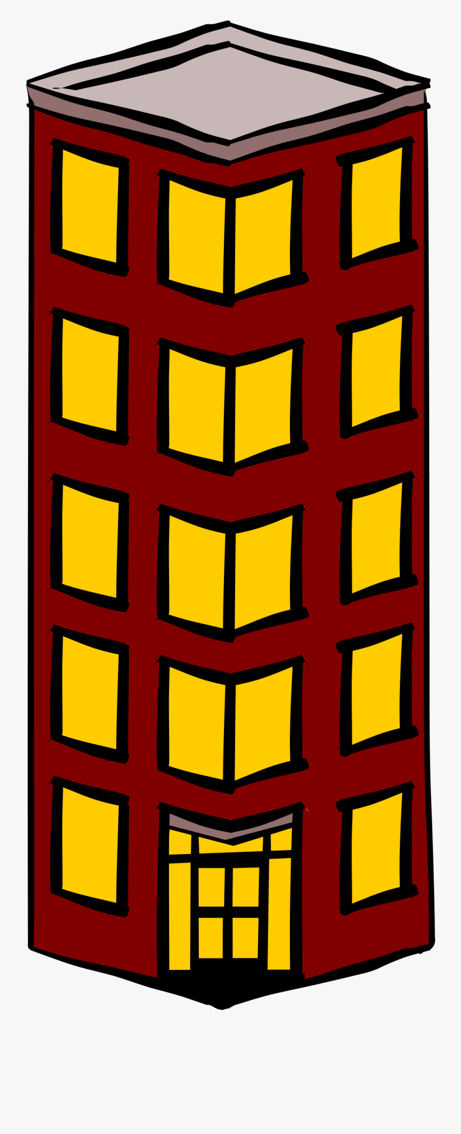 Clipart Freeuse Download Tall Buildings Clipart - Flat Clipart, Transparent Clipart