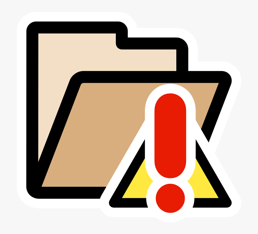 Clip Art Important Notice Clipart - Open File Icon Png, Transparent Clipart