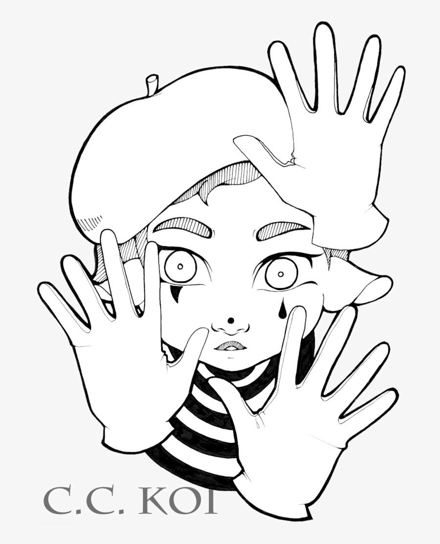 Mime Girl By Toxicoxygen - John Singer Sargent Venetian, Transparent Clipart