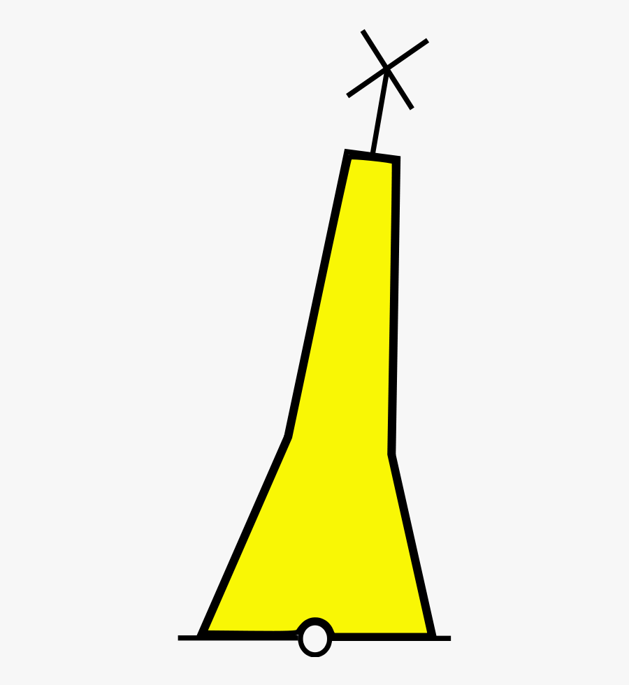 Buoy Top Sign Svg Clip Arts - Cardinal Mark, Transparent Clipart