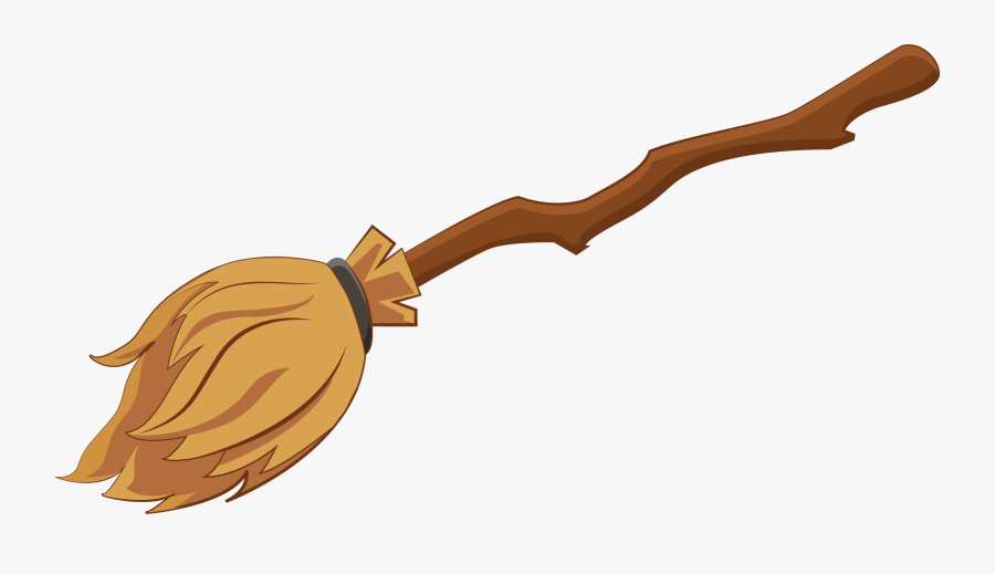 Transparent Harry Potter Broom Clipart - Wand, Transparent Clipart