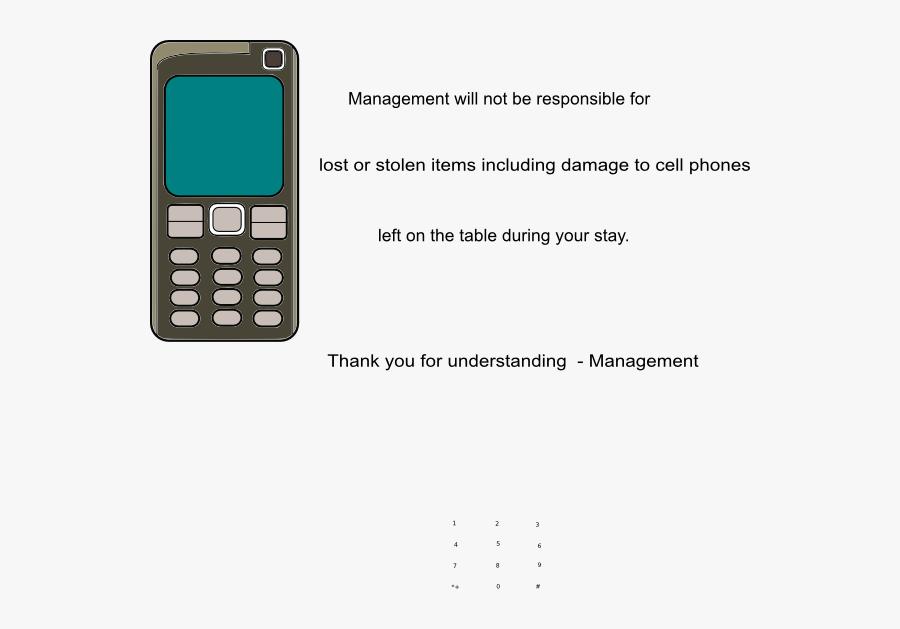 Notice For Lost Mobile Phone, Transparent Clipart