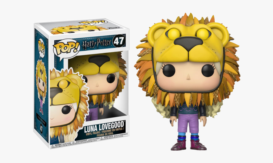 Luna Lovegood Lion Hat Pop, Transparent Clipart