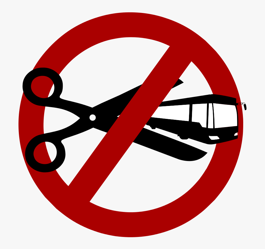 Dont Cut Local Public Transport - No Smoking Clipart Transparent, Transparent Clipart