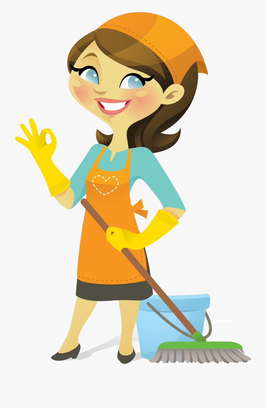 Logo - Femme De Ménage Logo, Transparent Clipart