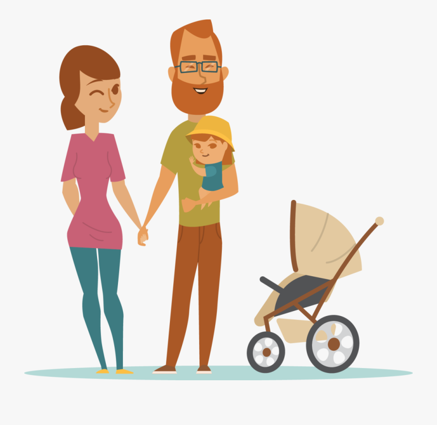 Our Home Cleaning Service Is Great For Families Of - Cartoon, Transparent Clipart