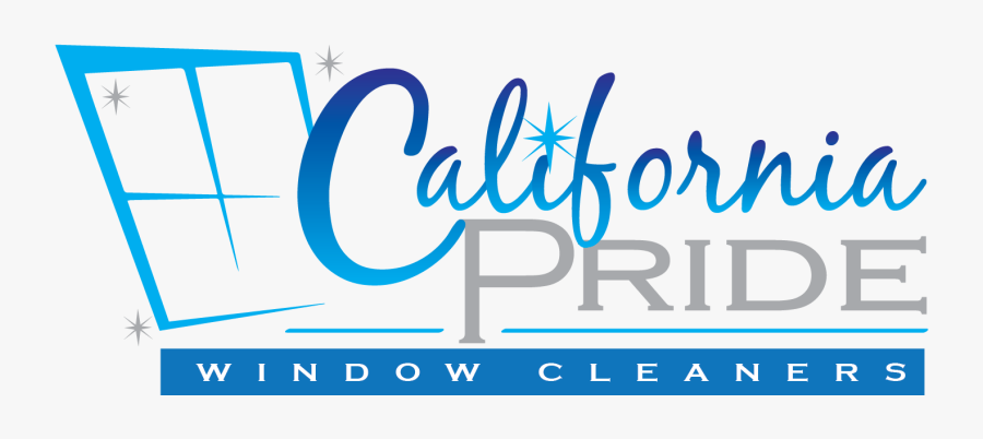 California Pride Window Cleaners Logo - Calligraphy, Transparent Clipart