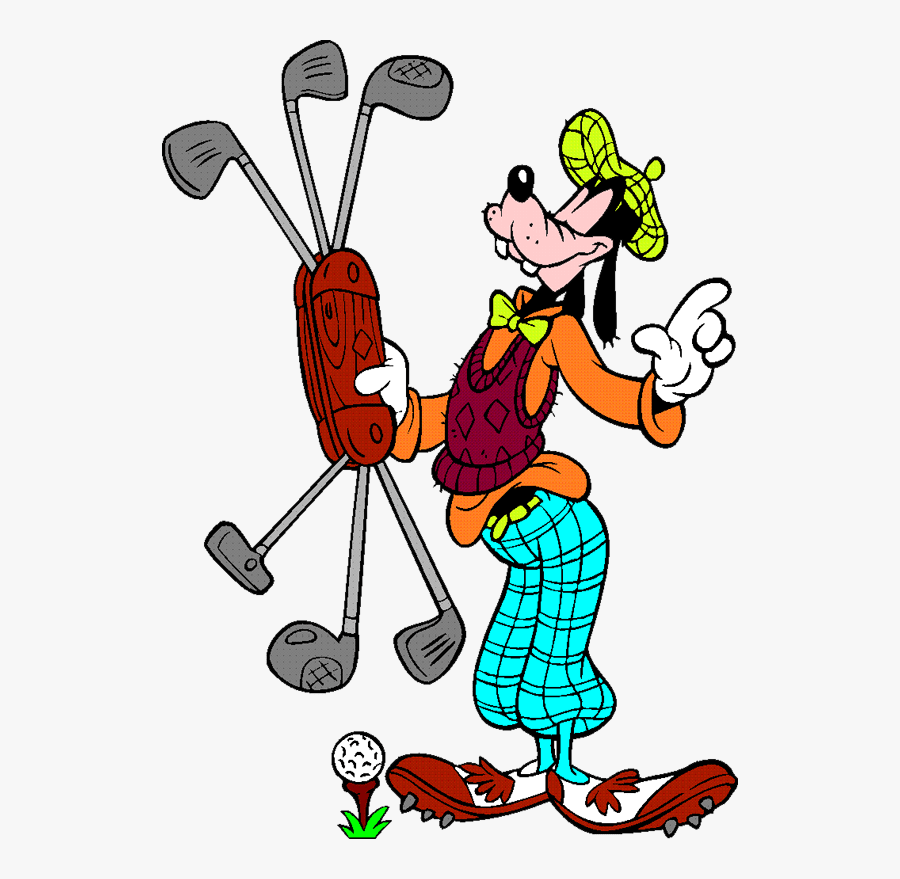 Goofy Playing Golf Clipart , Png Download - Goofy Golfing, Transparent Clipart