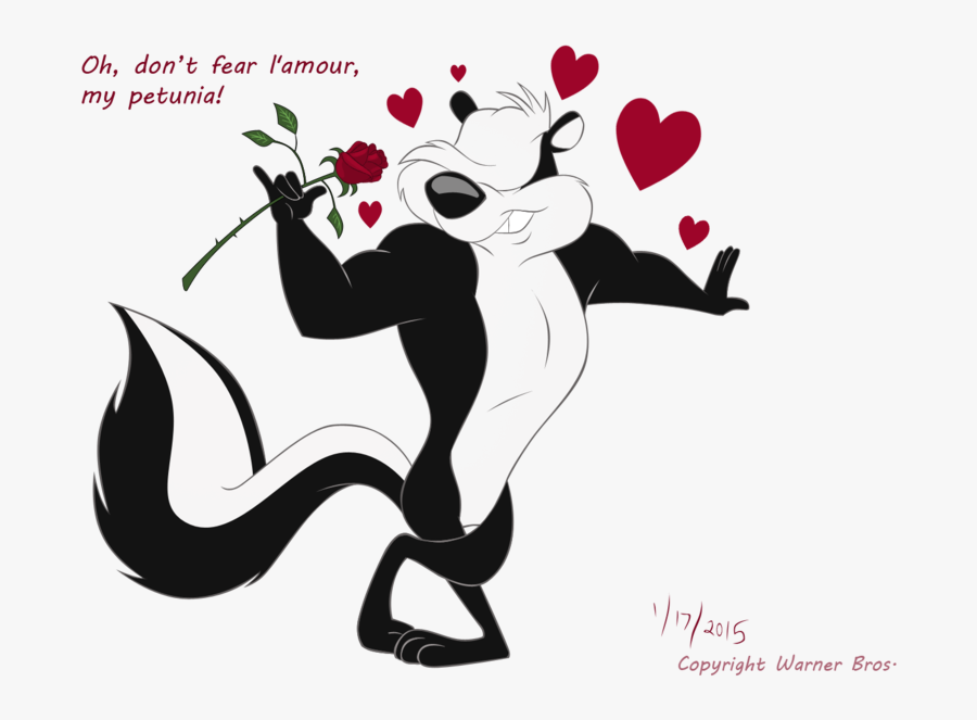 Pepe Le Pew Clipart - Pitu Le Pew And Sylvester, Transparent Clipart