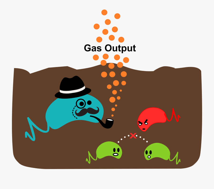 Soil Will Help Researchers Observe Gene Expression - Soil Microbes Cartoon, Transparent Clipart