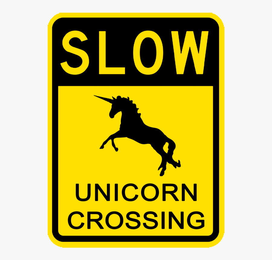 Slow Unicorn Crossing Funny S - Slow Unicorn, Transparent Clipart