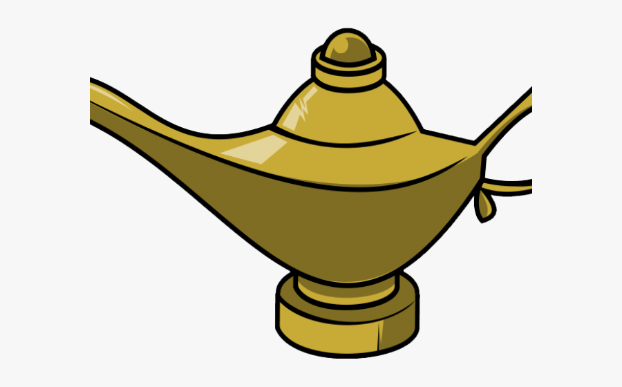 Gene Cliparts - Aladdin Lamp Clip Art, Transparent Clipart