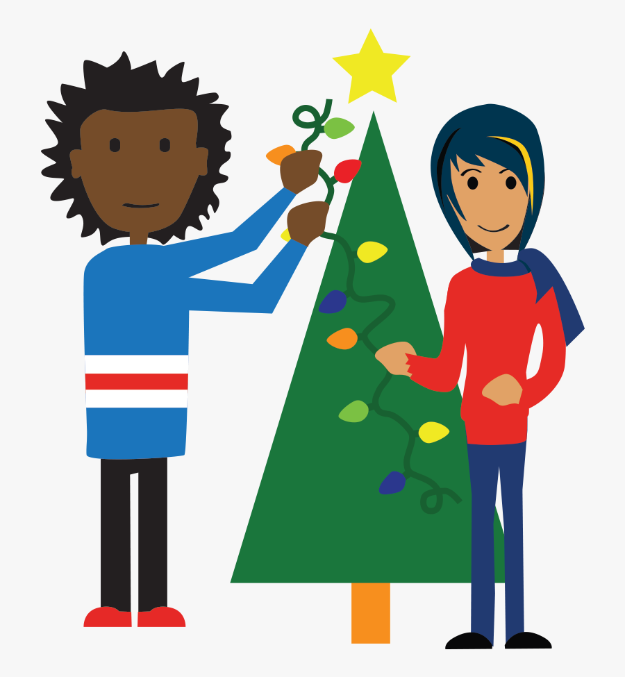 Boy And Girl With Tree And Lights - Kamen Rider W Bomb Memory, Transparent Clipart