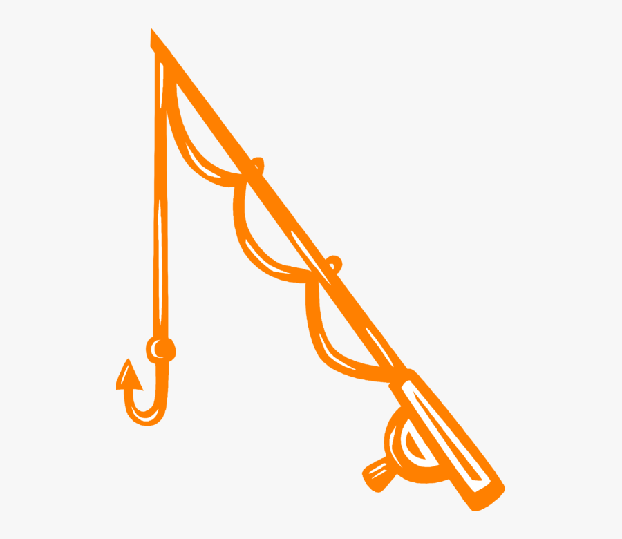 Vector Illustration Of Sport Fisherman Angler"s Fishing - Gone Fishing With Daddy, Transparent Clipart