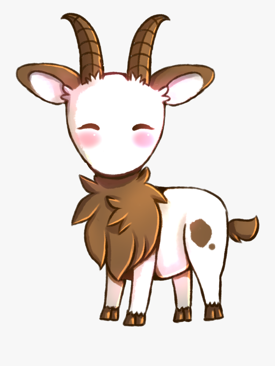 A Little Goat - Anime Goat, Transparent Clipart