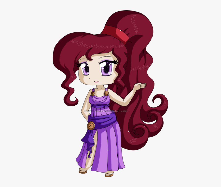 Disney Hercules Chibi Megara By Izka - Megara Chibi, Transparent Clipart