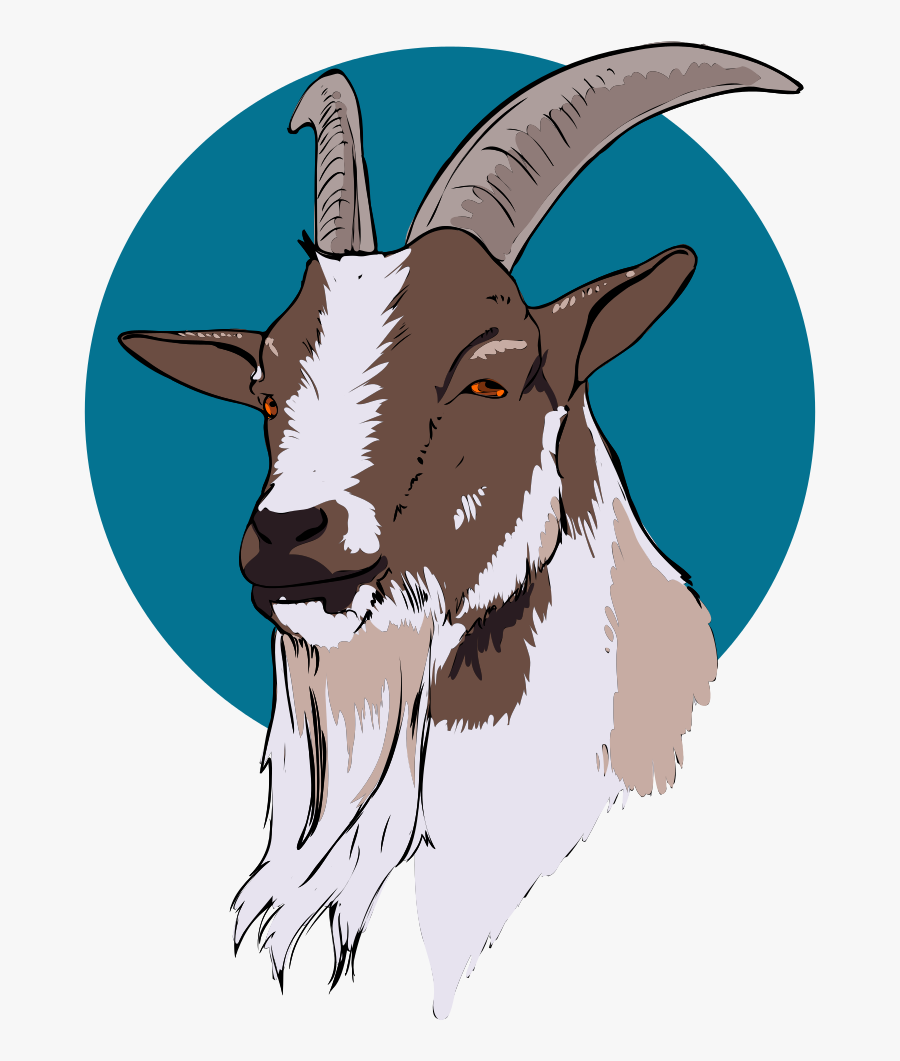 Transparent Goats Png - Png Goat Head Free, Transparent Clipart