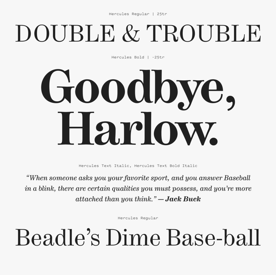 Clip Art Font Review Journal Specimen - Hercules Font, Transparent Clipart