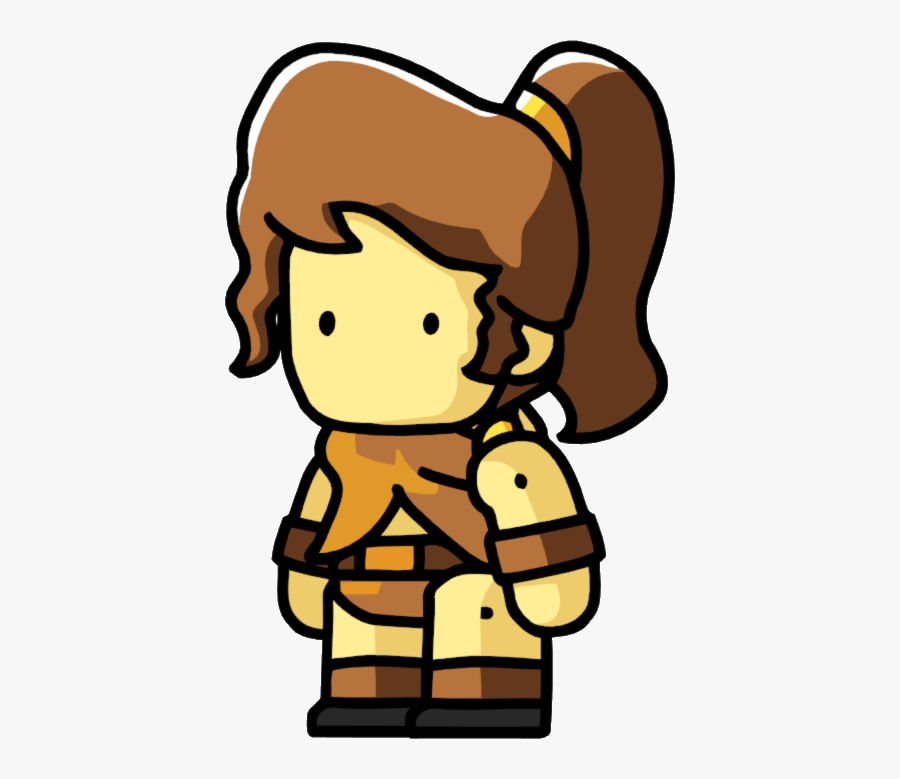 Scribblenauts Female Hercules - Female Scribblenauts, Transparent Clipart