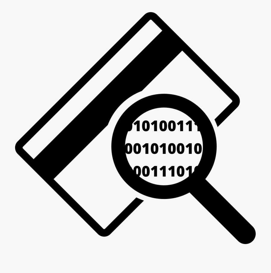 Credit Card Investigation Symbol - Simbolo Da Investigação, Transparent Clipart