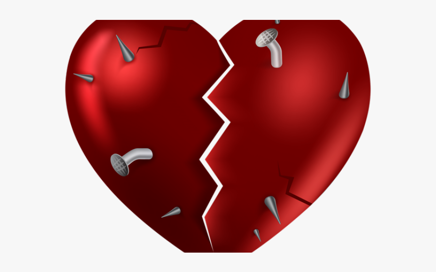 Broken Heart Clipart Picsart - Transparent Broken Heart Png, Transparent Clipart