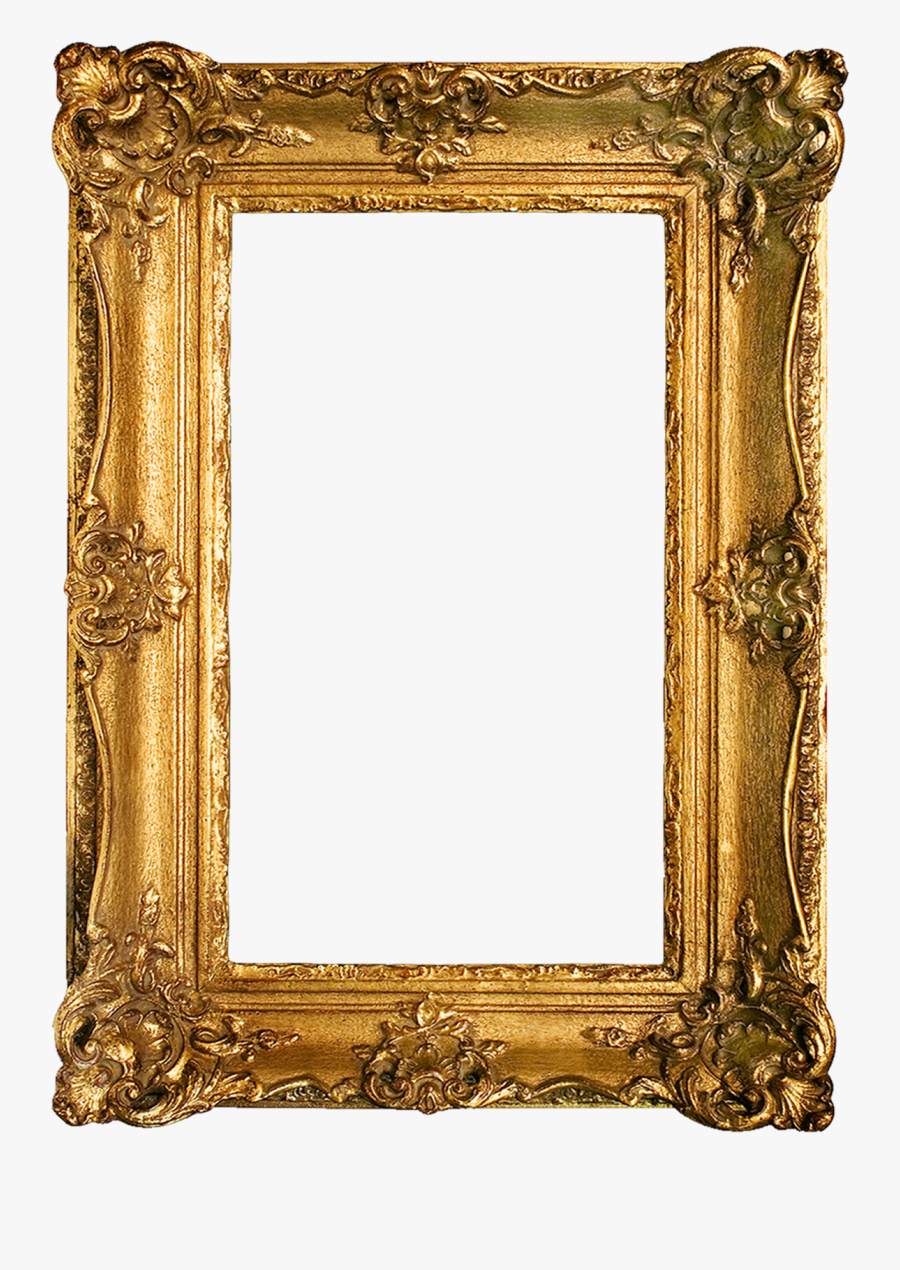 Royal Golden Photo Frames Png, Transparent Clipart